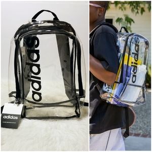 adidas clear linear backpack